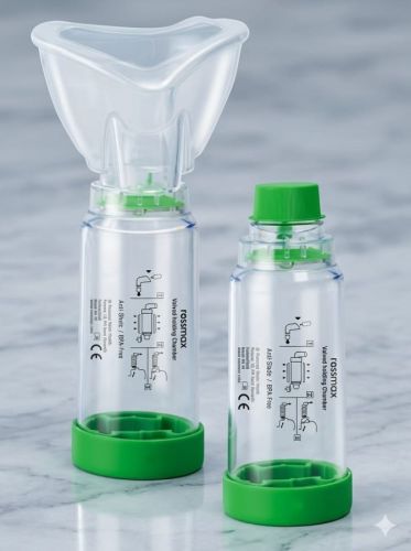 Rossmax Chamber AS175 (ADULT)  12 months – 5 yrs                                                 (Prevents medication from being overused)