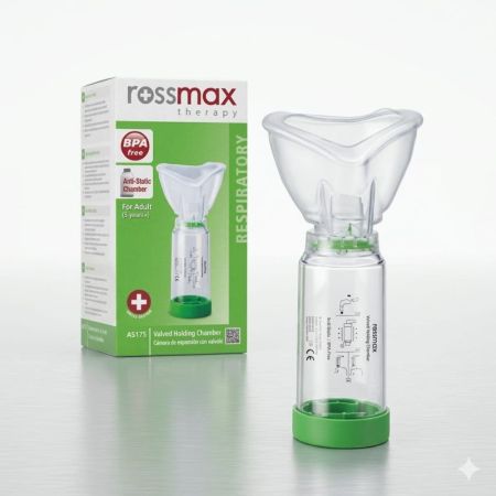 Rossmax Chamber AS175 (ADULT)  12 months – 5 yrs                                                 (Prevents medication from being overused)