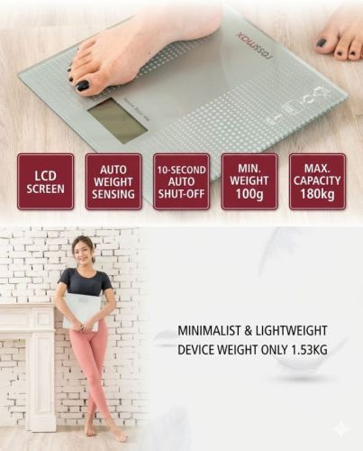 Rossmax Glass Personal Scale WB101