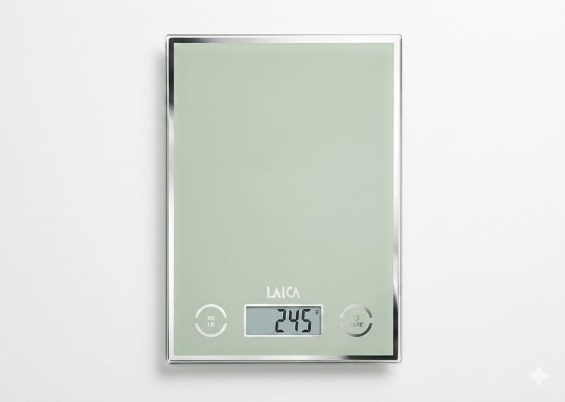 LAICA 5 kg Glass Digital Kitchen Scale KS1050
